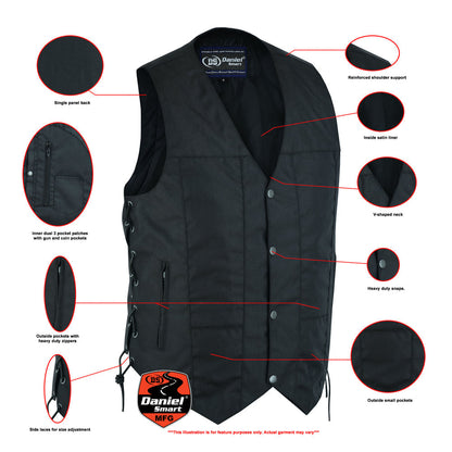 RC Men's Textile Ten Pocket Utility Vest