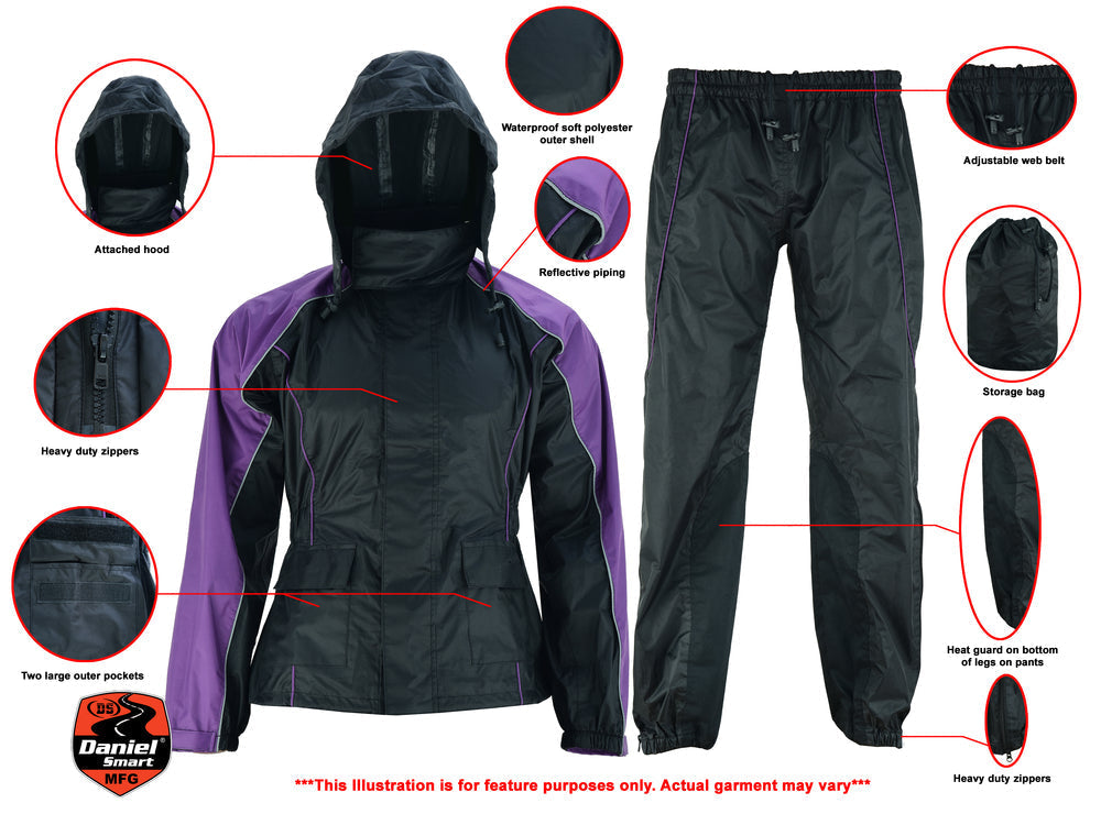 RC Women's Rain Suit (Purple)