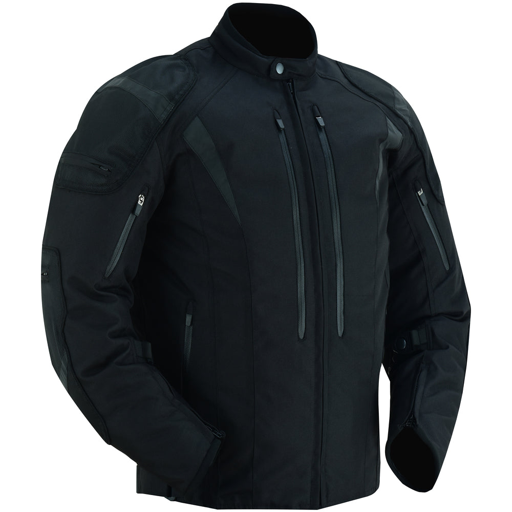 RC Men's Blast Black Micro Mesh Motorcycle Jacket – Ventilated