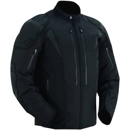 RC Men's Blast Black Micro Mesh Motorcycle Jacket – Ventilated