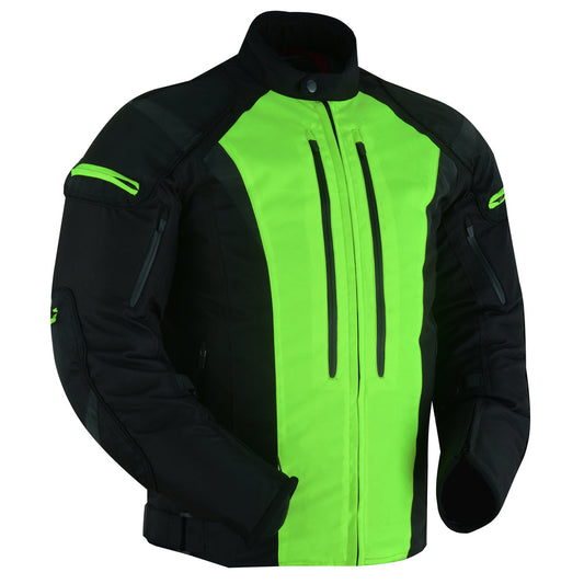RC Hi-Viz blast Micro Mesh Mens Motorcycle Jacket – Lightweight