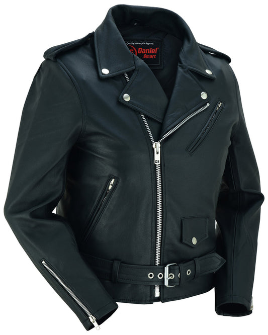 RC Women's Classic Plain Side Fitted M/C Style Jacket