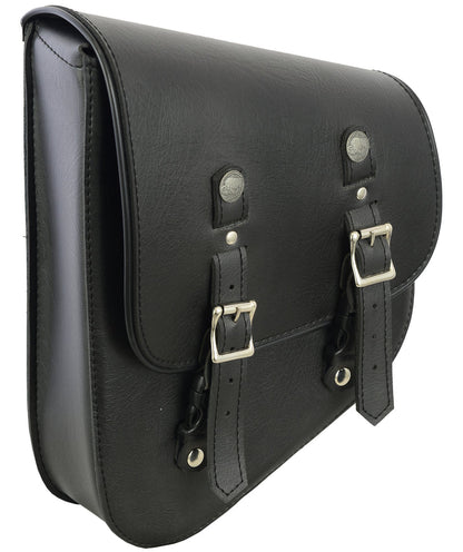 RC Left Side Premium Leather Swing Arm Bag W/ Buffalo Snaps