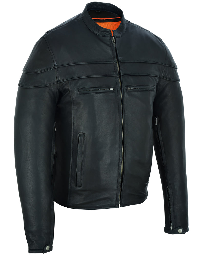 RC Men’s Tall Sporty Scooter Jacket – Naked Cowhide