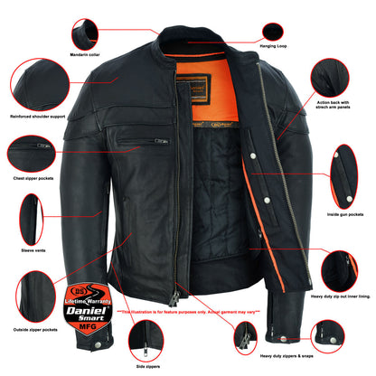 RC Men’s Tall Sporty Scooter Jacket – Naked Cowhide