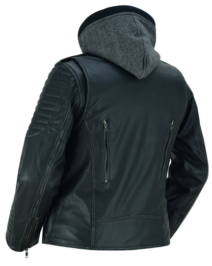 RC Women's M/C Jacket with Rub-Off Finish