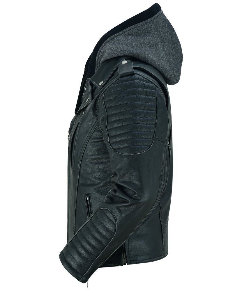 RC Women's M/C Jacket with Rub-Off Finish