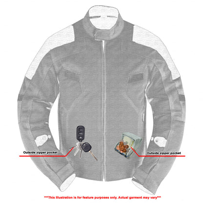 RC Men's High-Vis Performance Mesh Jacket – Protective & Stylish