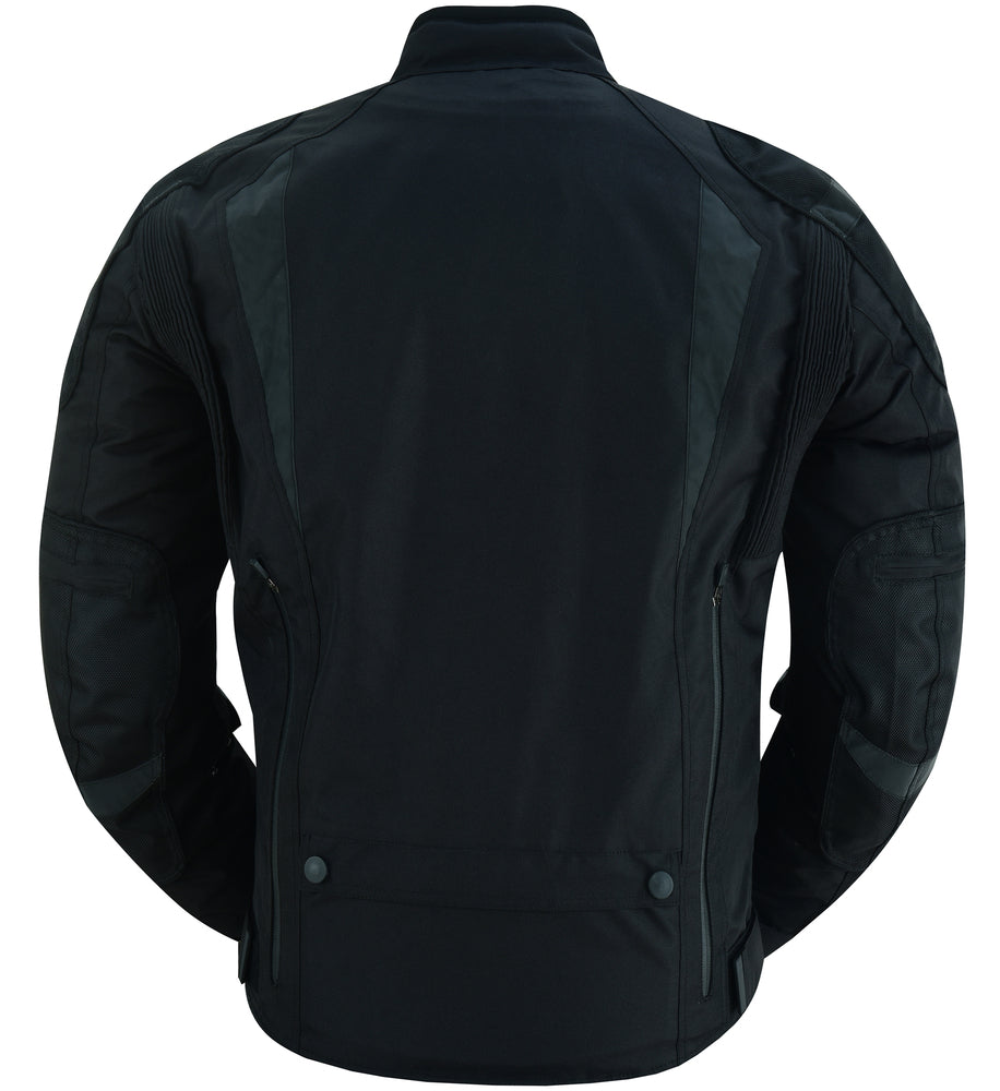 RC Men's Blast Black Micro Mesh Motorcycle Jacket – Ventilated