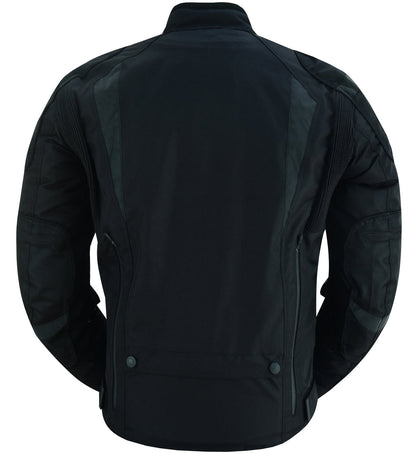 RC Men's Blast Black Micro Mesh Motorcycle Jacket – Ventilated