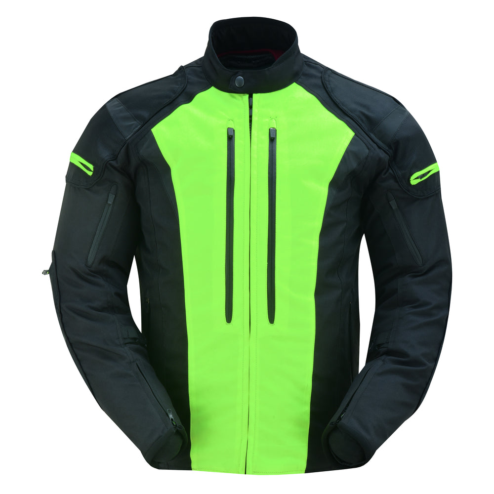 RC Hi-Viz blast Micro Mesh Mens Motorcycle Jacket – Lightweight