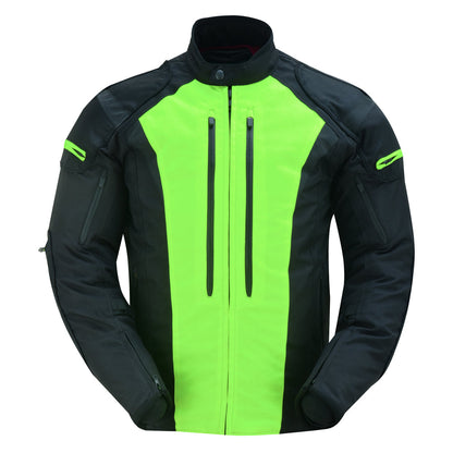RC Hi-Viz blast Micro Mesh Mens Motorcycle Jacket – Lightweight