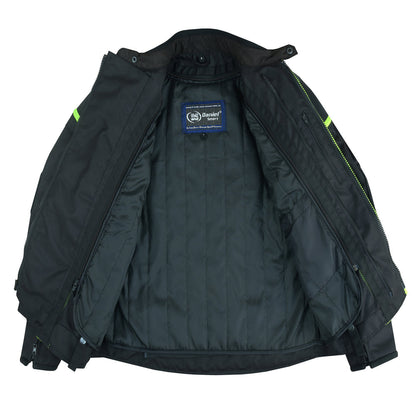 RC Hi-Viz blast Micro Mesh Mens Motorcycle Jacket – Lightweight
