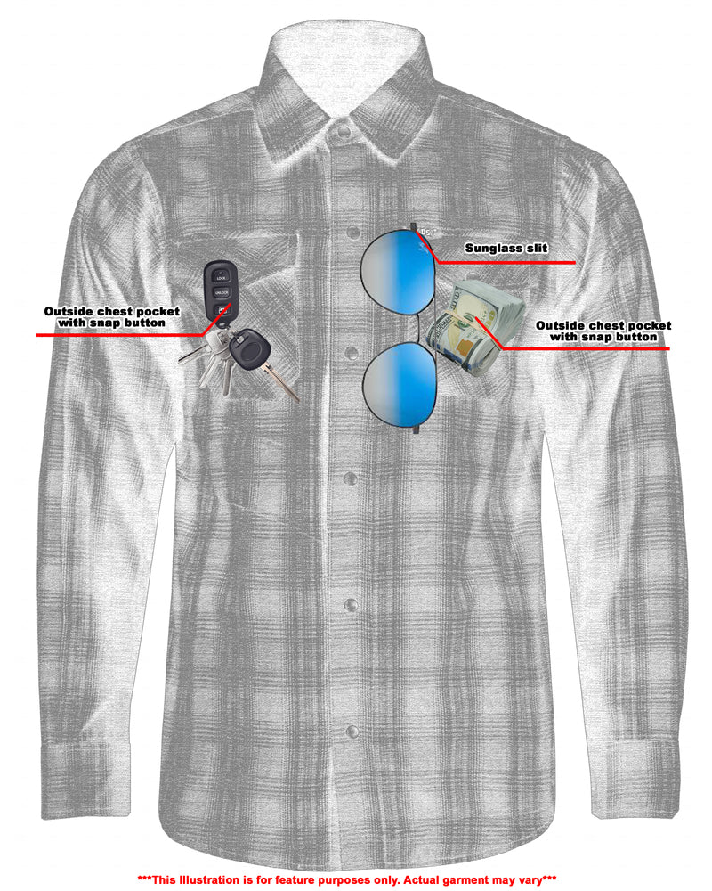 RC Flannel Shirt - Daze Blue and Black