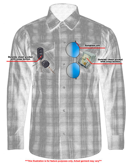 RC Flannel Shirt - Daze Blue and Black