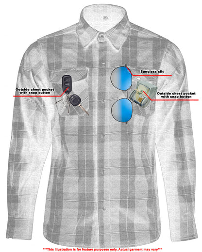 RC Flannel Shirt - Red and Black