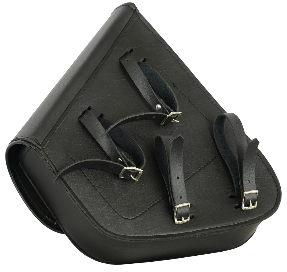 RC Left Side Premium Leather Swing Arm Bag W/ Buffalo Snaps