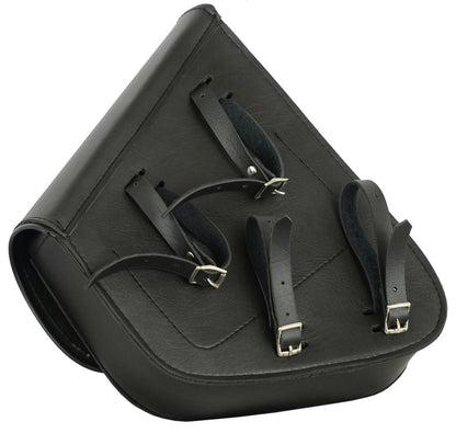 RC Left Side Premium Leather Swing Arm Bag W/ Buffalo Snaps