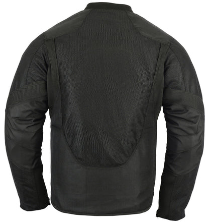 RC  Men's Ventilated Mesh Motorcycle Jacket – Sporty, All-Season