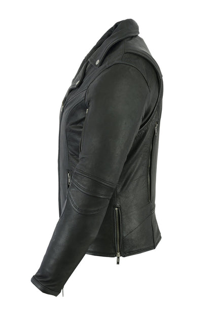 RC Women's Modern Longer Beltless Biker Jacket