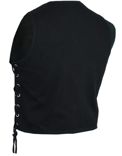 DM Kid's Denim Side Lace Vest