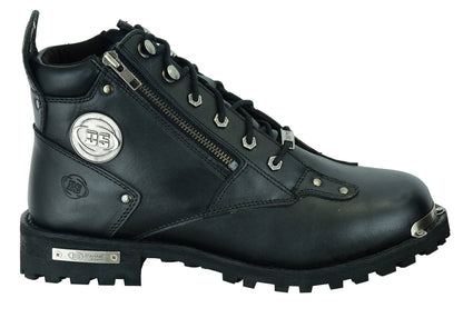 RC Men's 6'' Side Zipper Plain Toe Boot