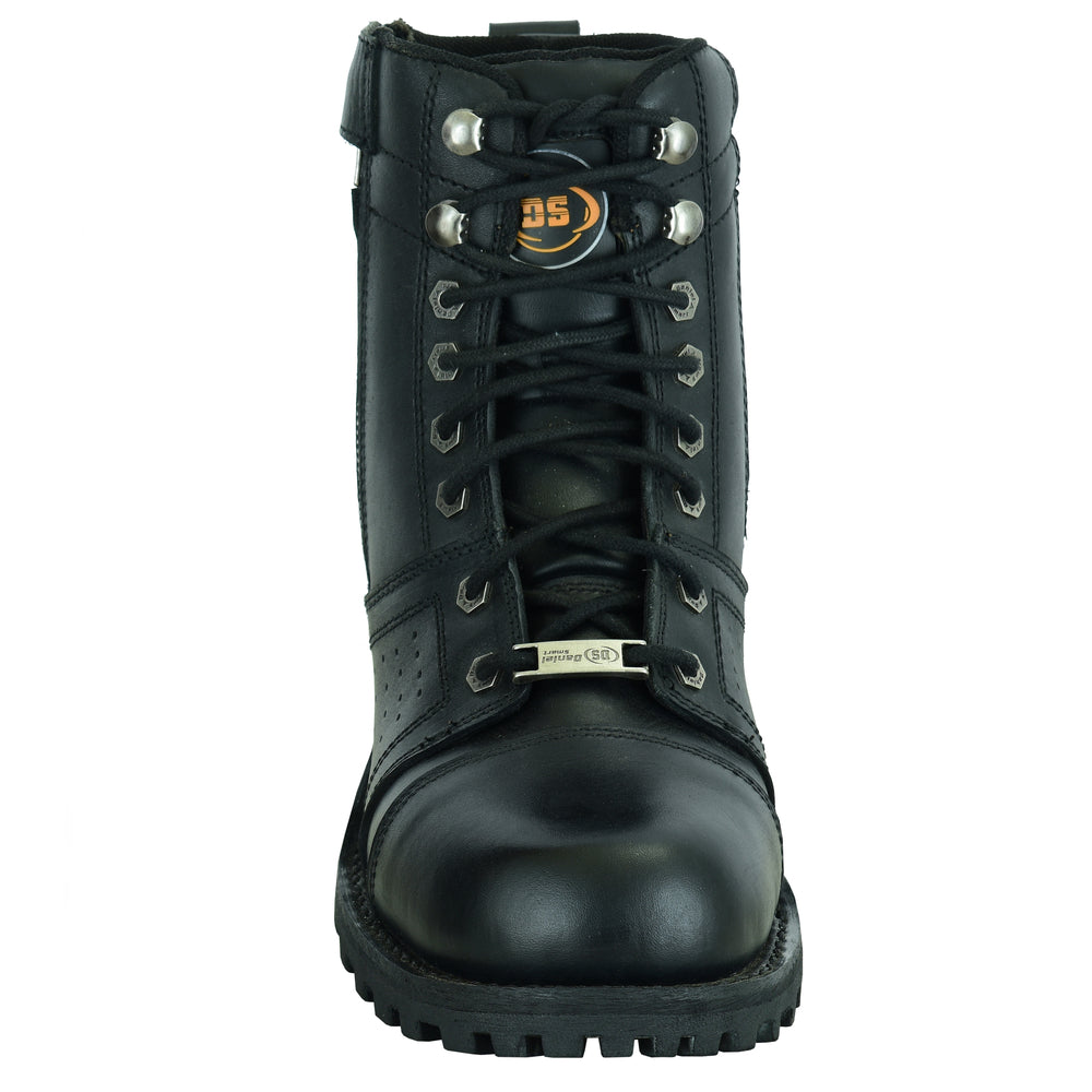 RC Men's 6'' Side Zipper Plain Toe Boot W/Perforation