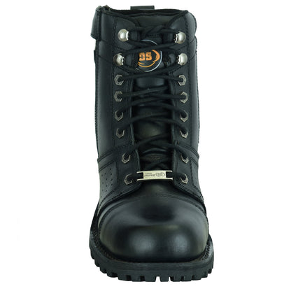 RC Men's 6'' Side Zipper Plain Toe Boot W/Perforation