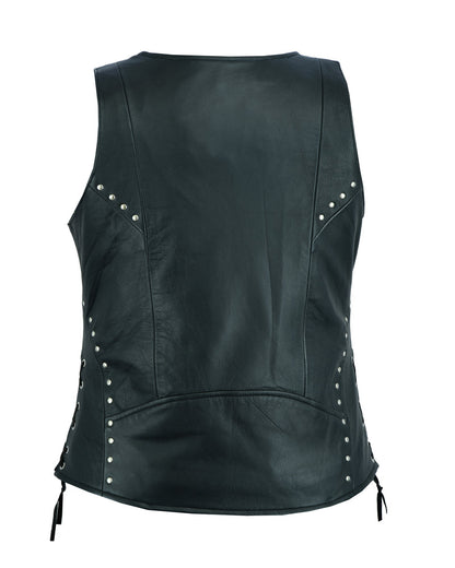 RC Women's Open neck Vest with Lacing Details