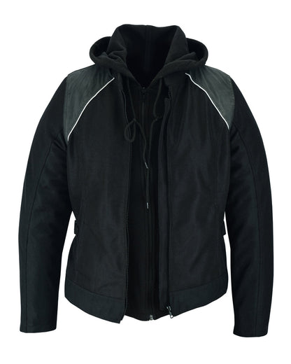 RC Women's Mesh 3-in-1 Riding Jacket (Black/Black Tone Reflective)