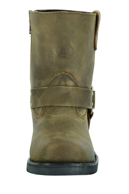 RC Men's Side Zipper Waterproof Boots- Brown