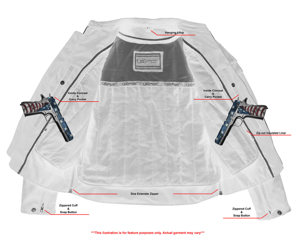 RC Men’s Tall Sporty Scooter Jacket – Naked Cowhide