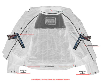 RC Men’s Tall Sporty Scooter Jacket – Naked Cowhide
