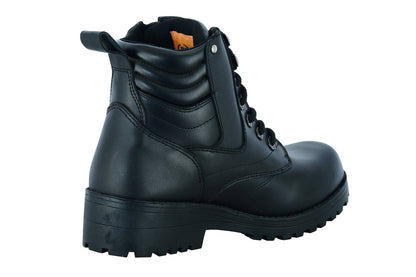 RC Women's Side Zipper Plain Toe Boots