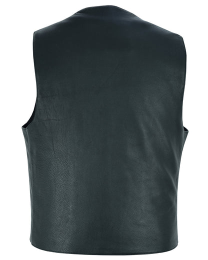 RC Men's Single Back Panel motorcycle vest