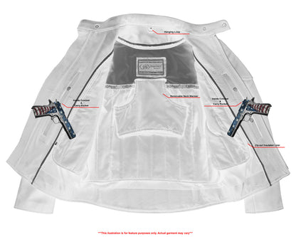 RC Men's Premium Vented Motorcycle Jacket – Side Laces