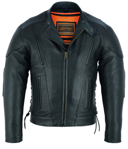 RC Men's Premium Vented Motorcycle Jacket – Side Laces