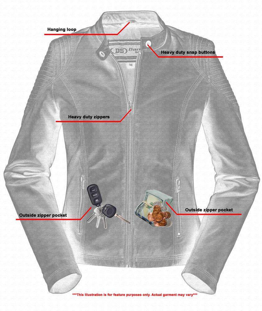 RC Cabernet - Women's Fashion Leather Jacket
