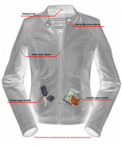 RC Cabernet - Women's Fashion Leather Jacket