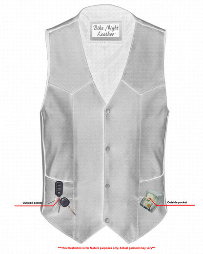 RC Men's Plain Side Economy Vest - Black