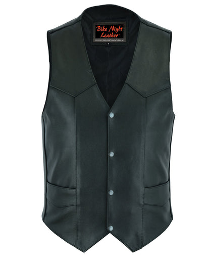 RC Men's Plain Side Economy Vest - Black