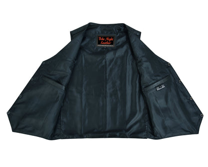 RC Men's Plain Side Economy Vest - Black