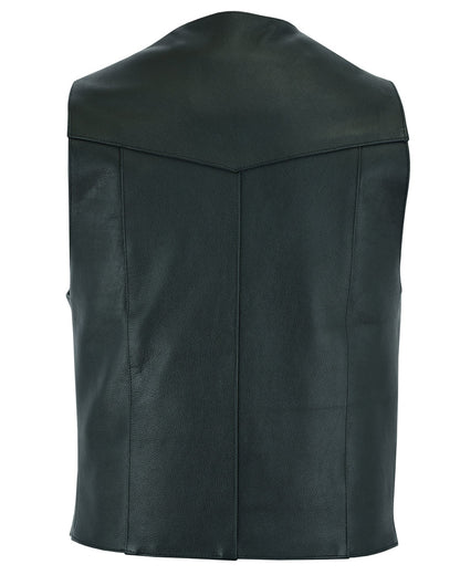 RC Men's Plain Side Economy Vest - Black