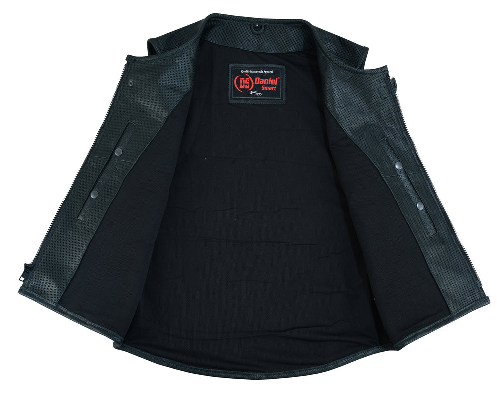 RC Men's Updated Perforated SWAT Team Style Vest - Black