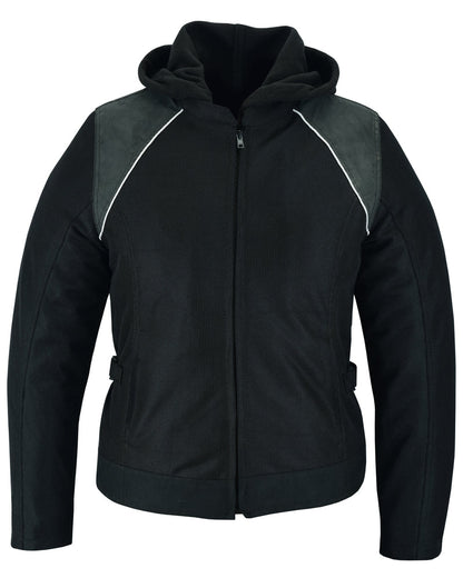 RC Women's Mesh 3-in-1 Riding Jacket (Black/Black Tone Reflective)