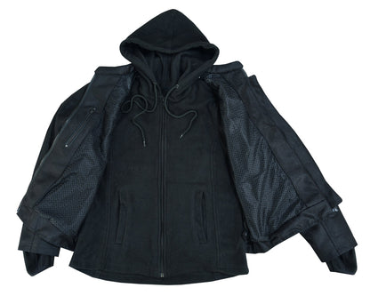 RC Women's Mesh 3-in-1 Riding Jacket (Black/Black Tone Reflective)